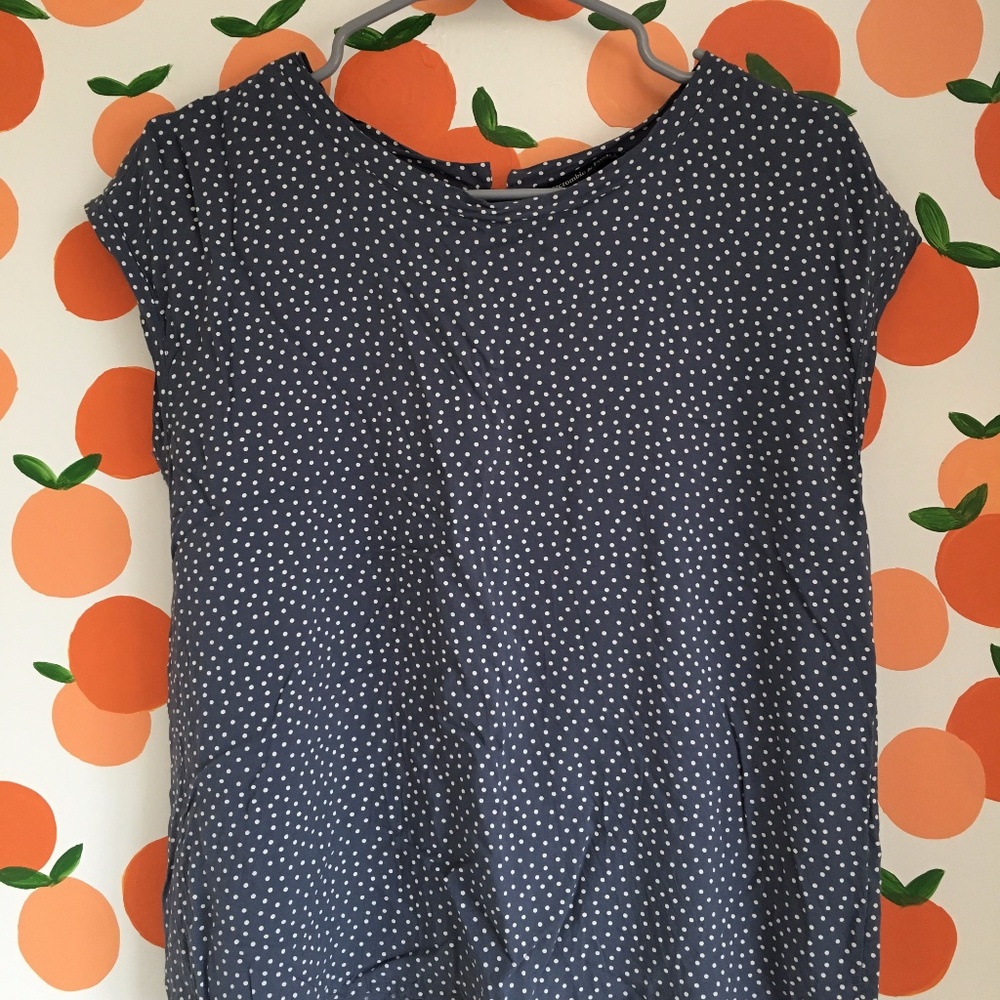Button-back Blouse